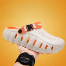 Clog VESTRA — Branco com Laranja