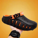 Clog VESTRA — Preto com Laranja